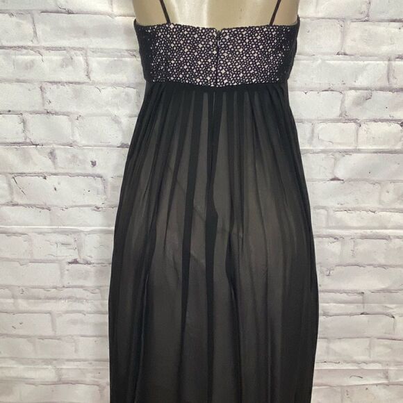 Club Monaco Women's Clamanta Black Silk Dress - Picture 6 of 12